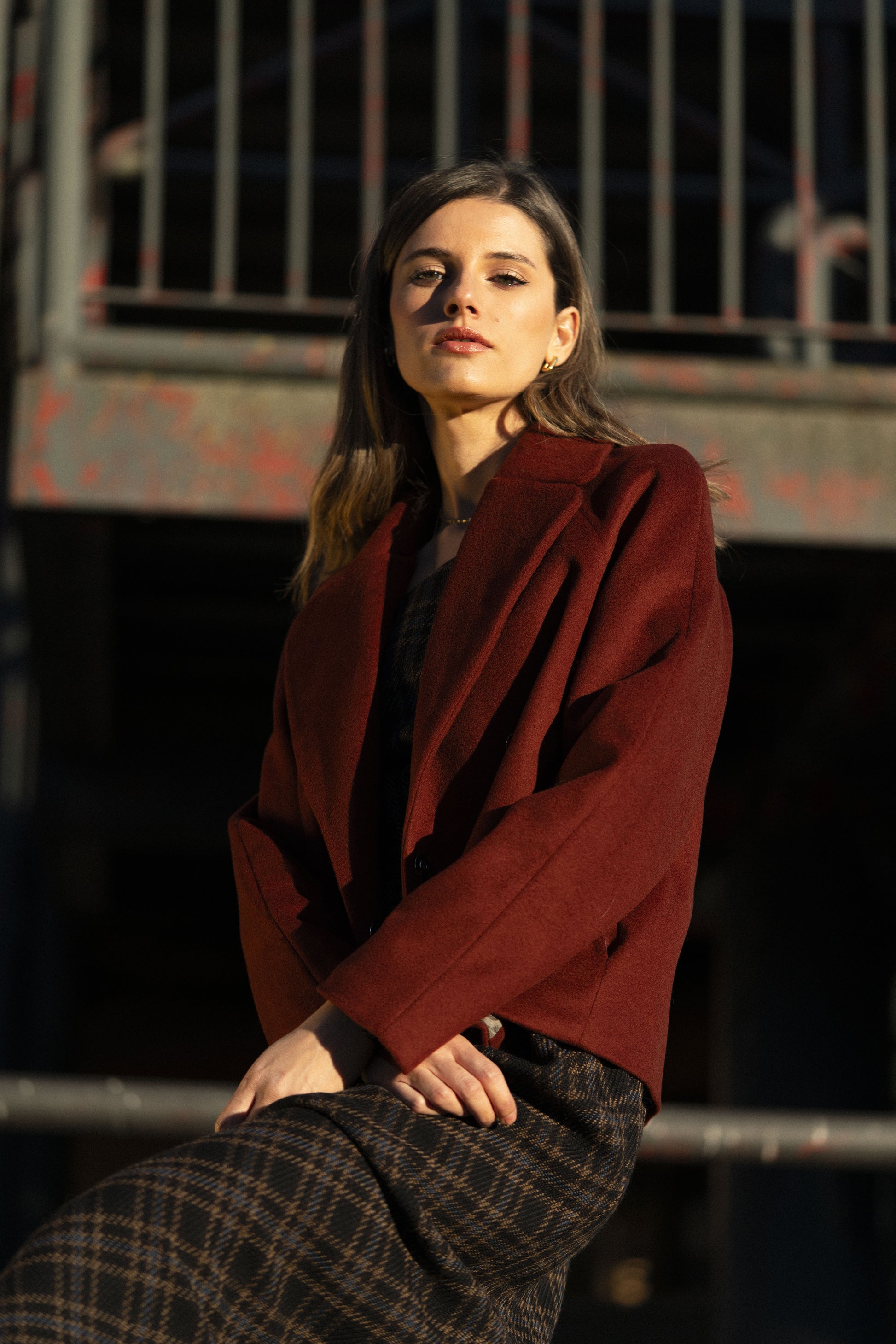 cappottino di lana da donna