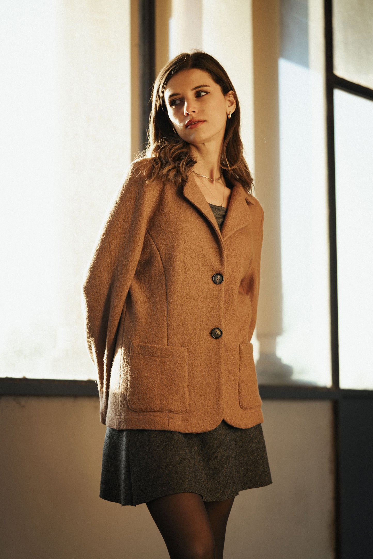 blazer da donna di lana