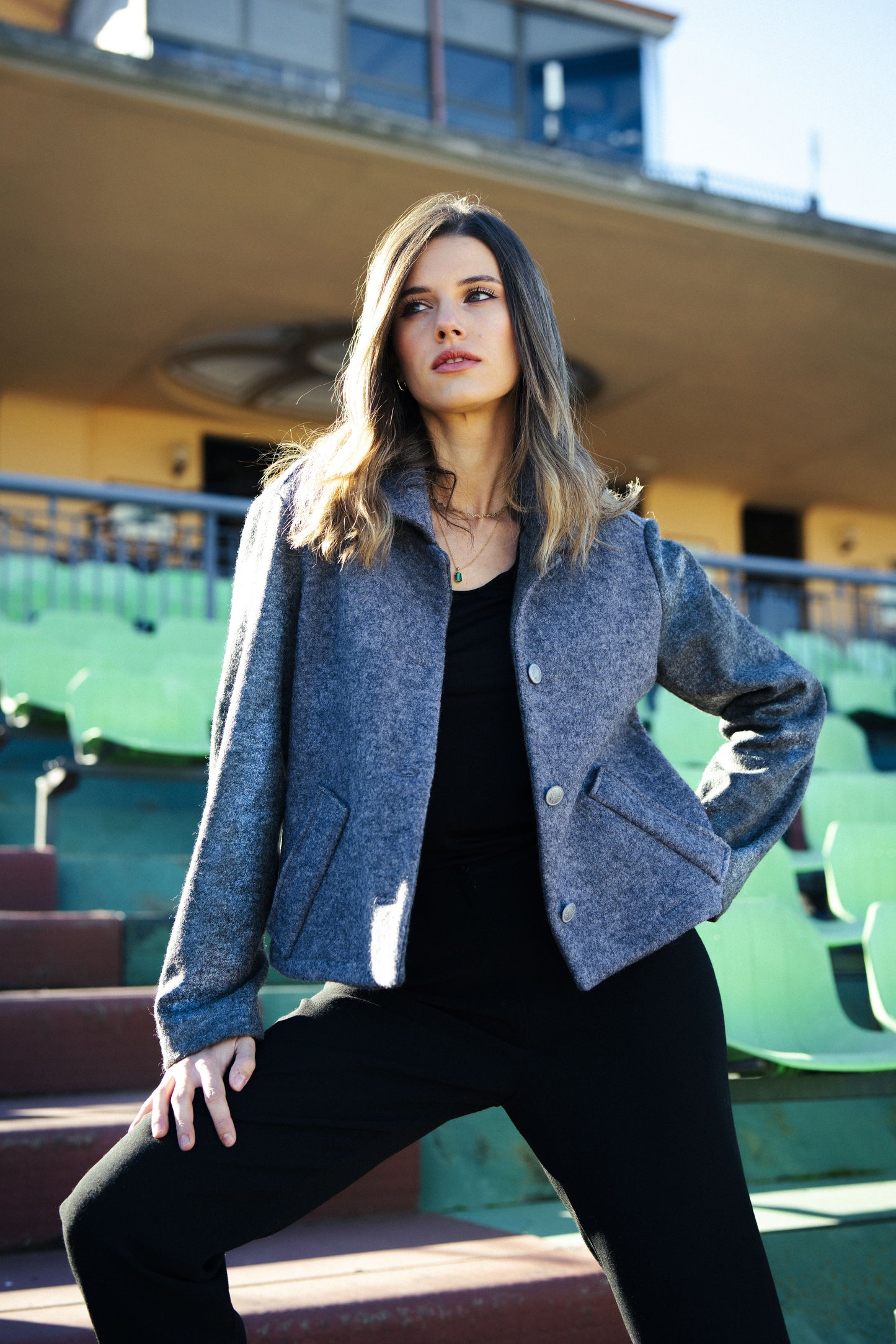 giacca su misura moda sostenibile