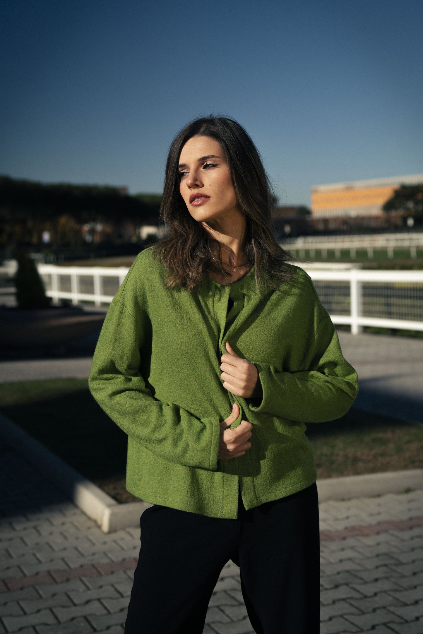 Euphorbia - High Quality Wool Jacket, Tailored Jacket